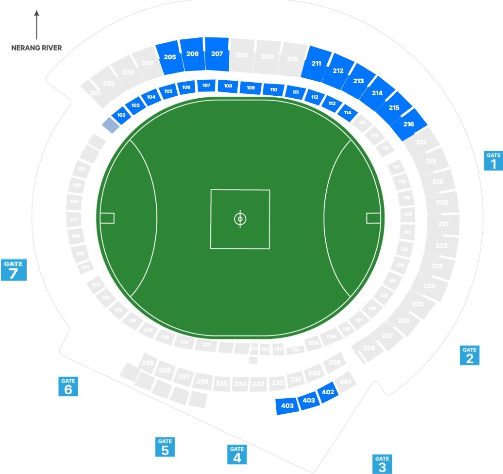 People First Stadium Seating Plan AFL