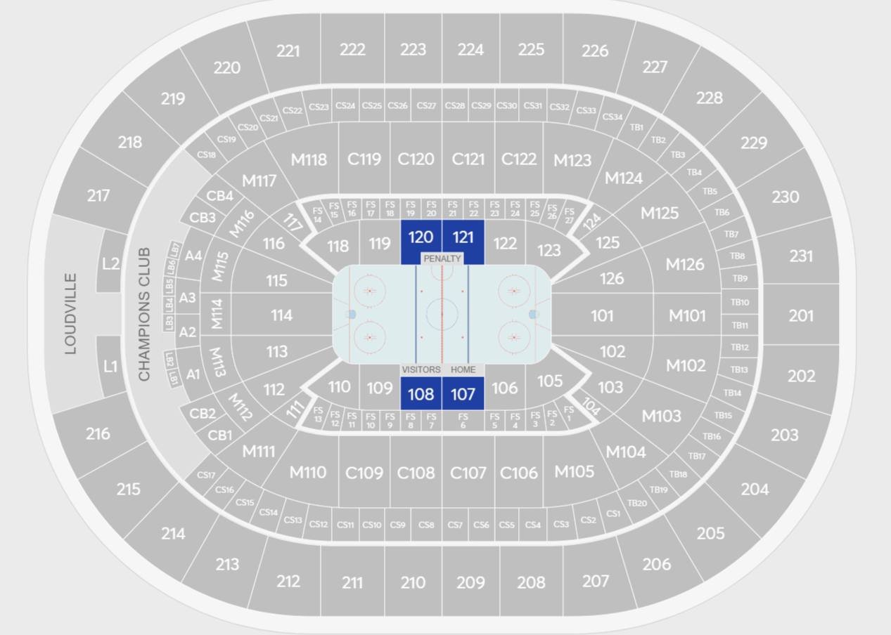 Rocket Arena Seating Layout