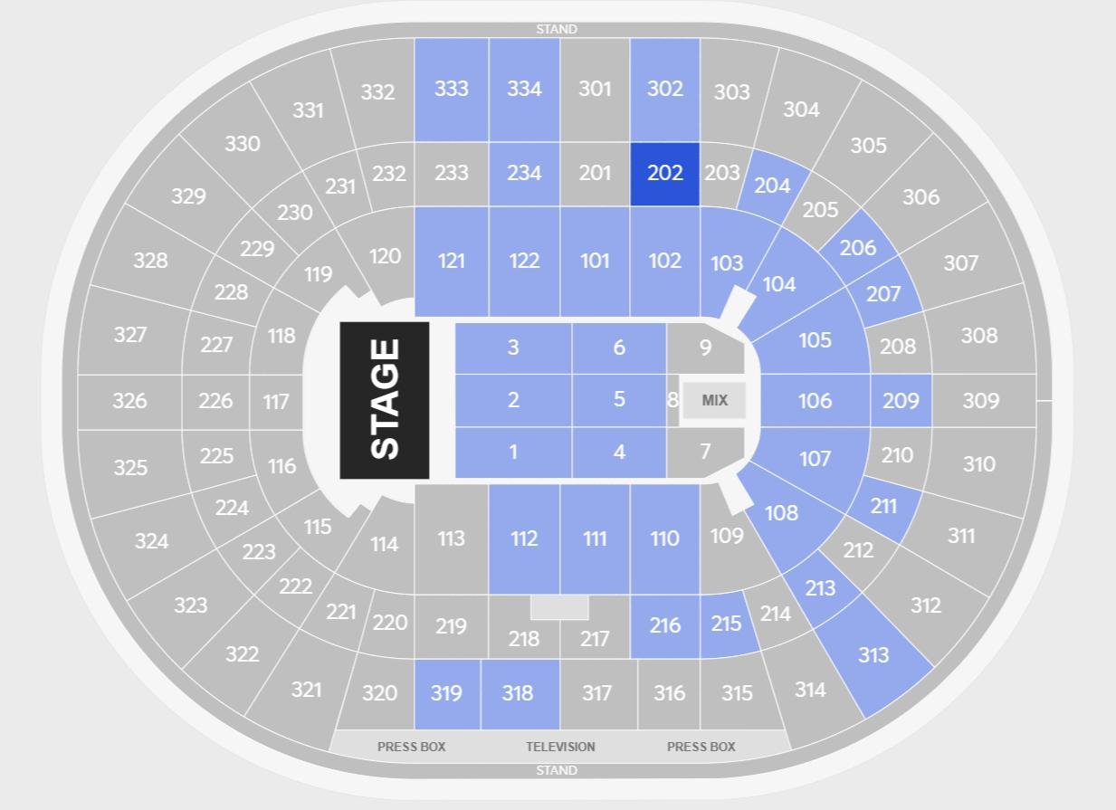 United Center Seating Chart for Events