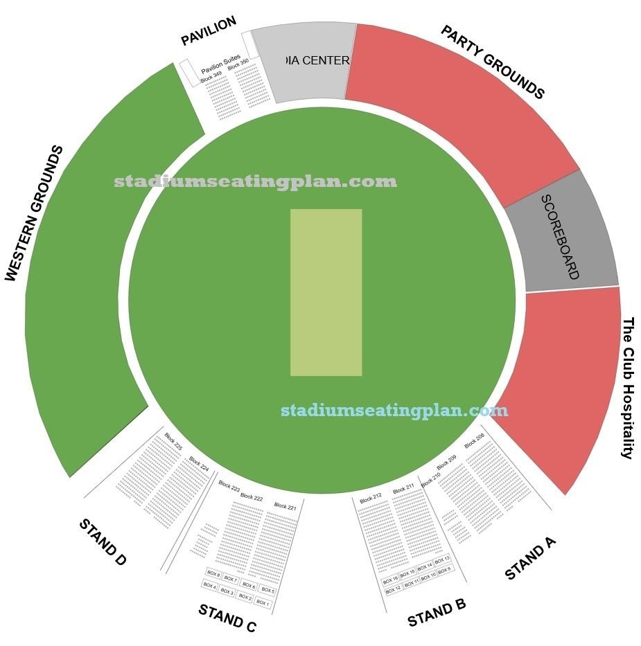 Warner Park Seating Chart