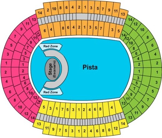 Anoeta Stadium Concert Seat Layout