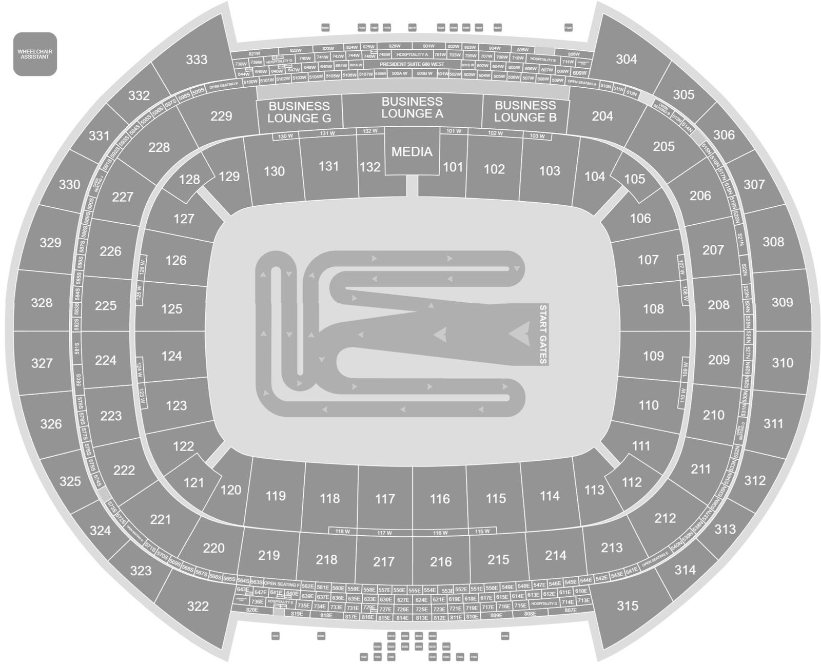 Cape Town Stadium Seating Plan