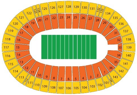 Cotton Bowl Stadium Seating Plan