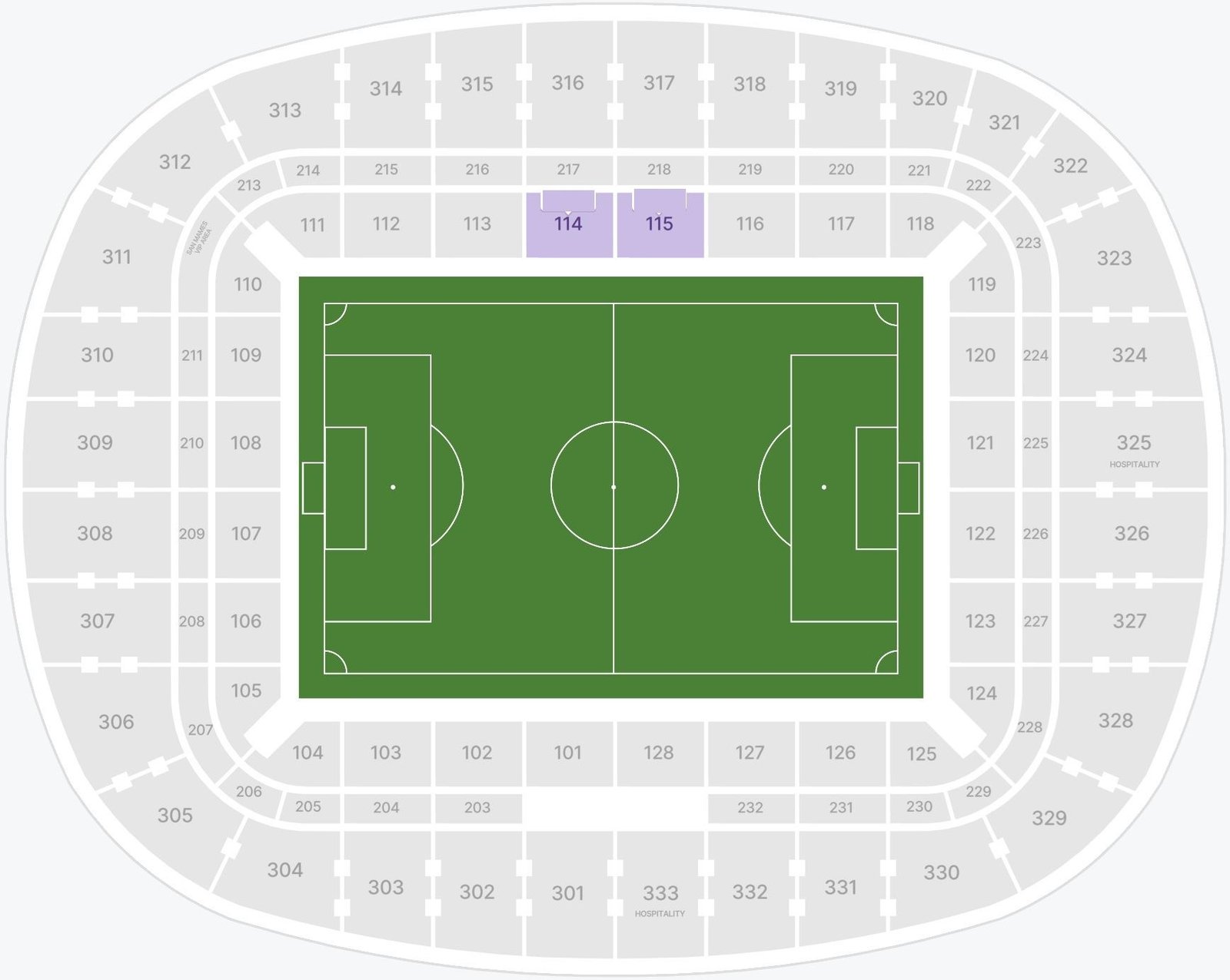 Estadio San Mames La Liga Seat Map