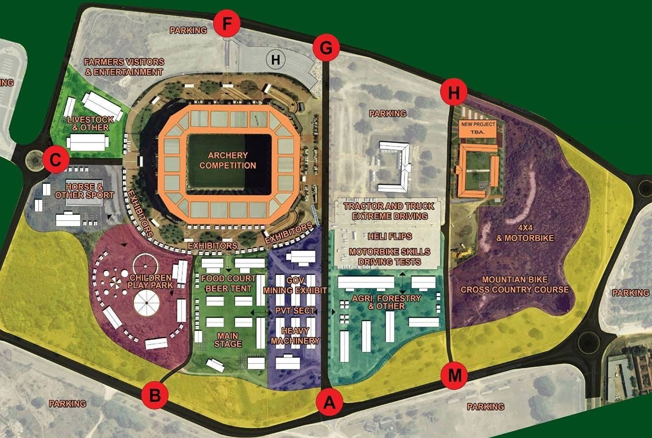 Mbombela Stadium Seating Plan for Shows