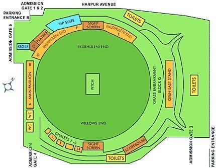 Willowmoore Park Seating Plan