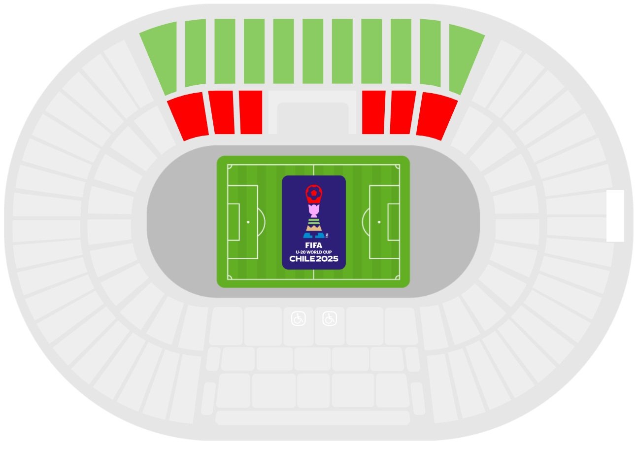 National Stadium of Chile Seat Map