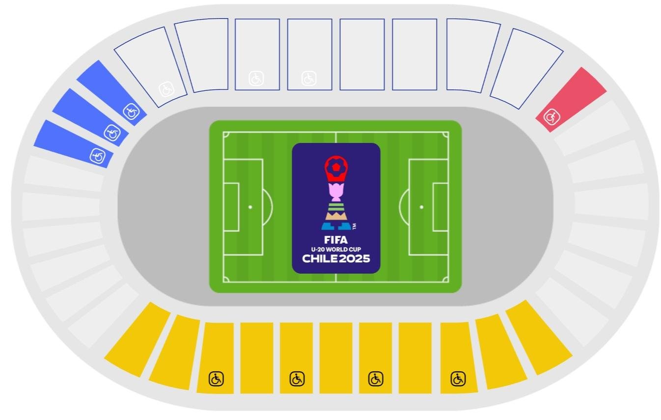 Talca Fiscal Stadium Seating Plan