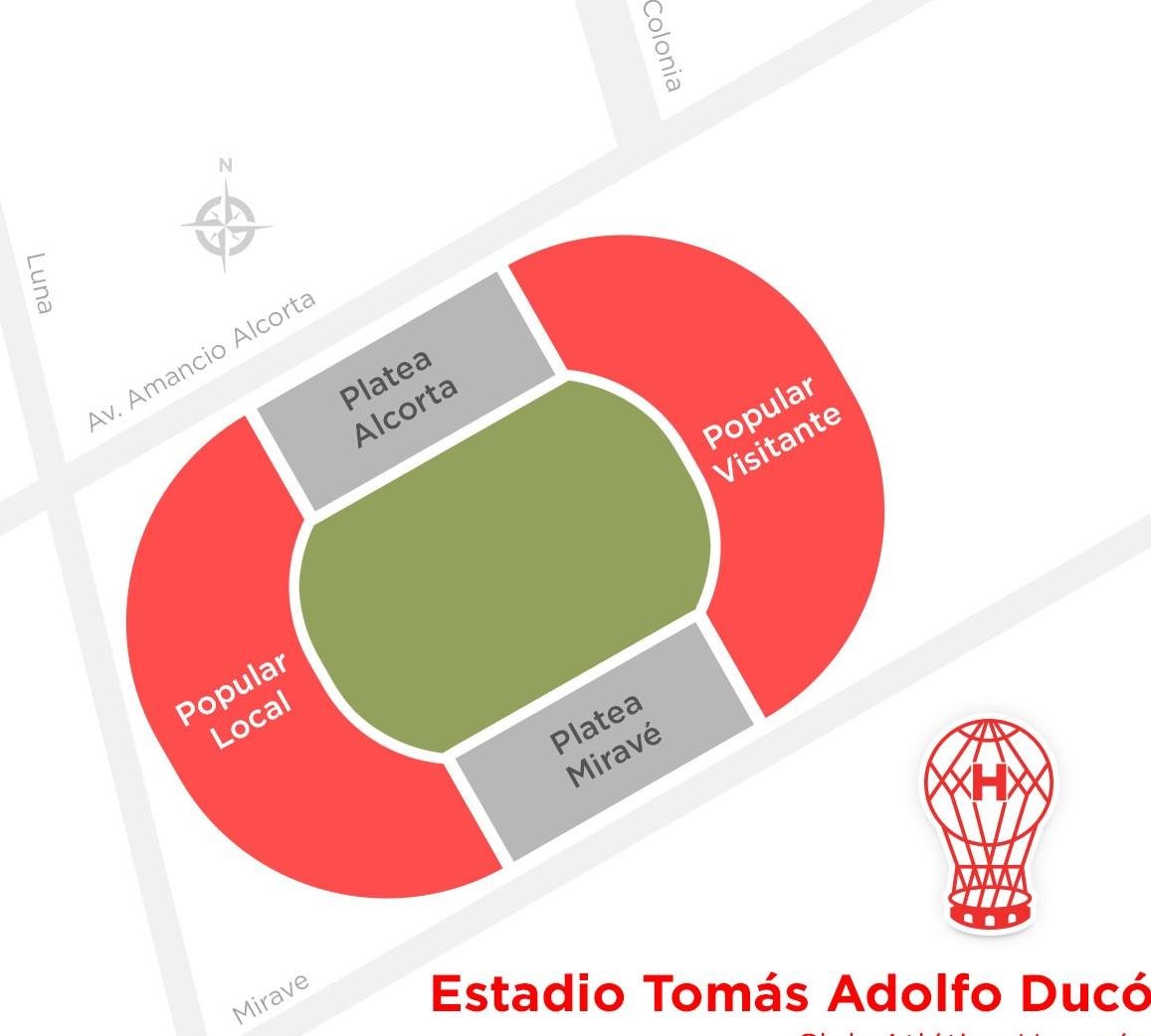 Club Atlético Huracán Stadium Layout