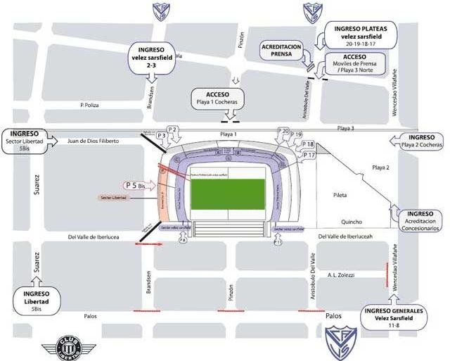 José Amalfitani Stadium Layout