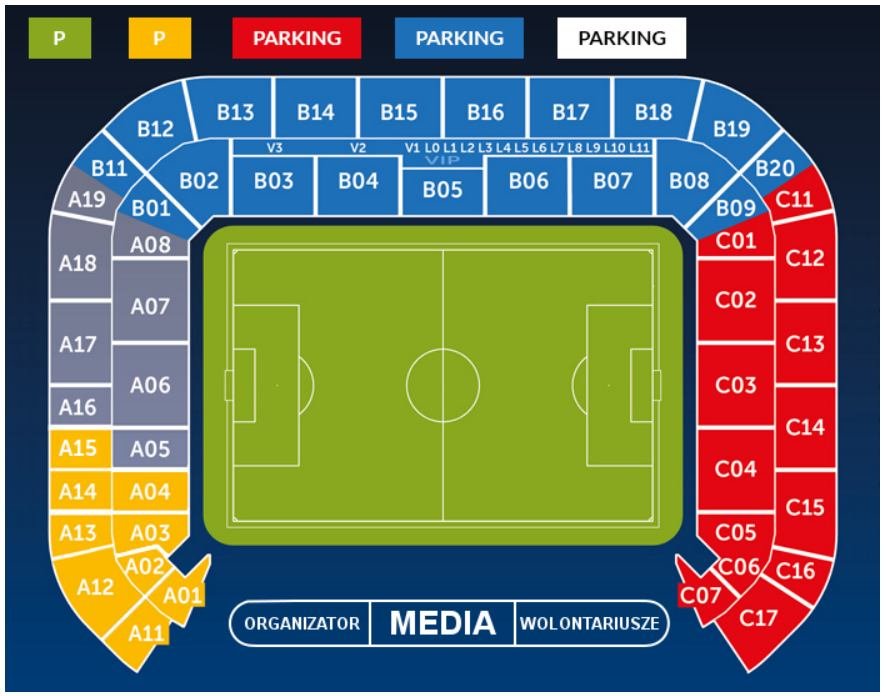 Gornik Zabrze Stadium Seating Plan