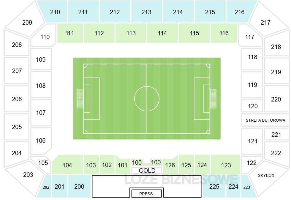 Legia Warsaw Stadium Seating Plan