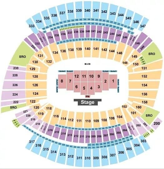 Paycor Stadium Seating Chart for Concerts