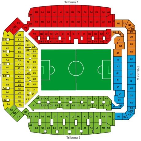 Chorten Arena Seat Map