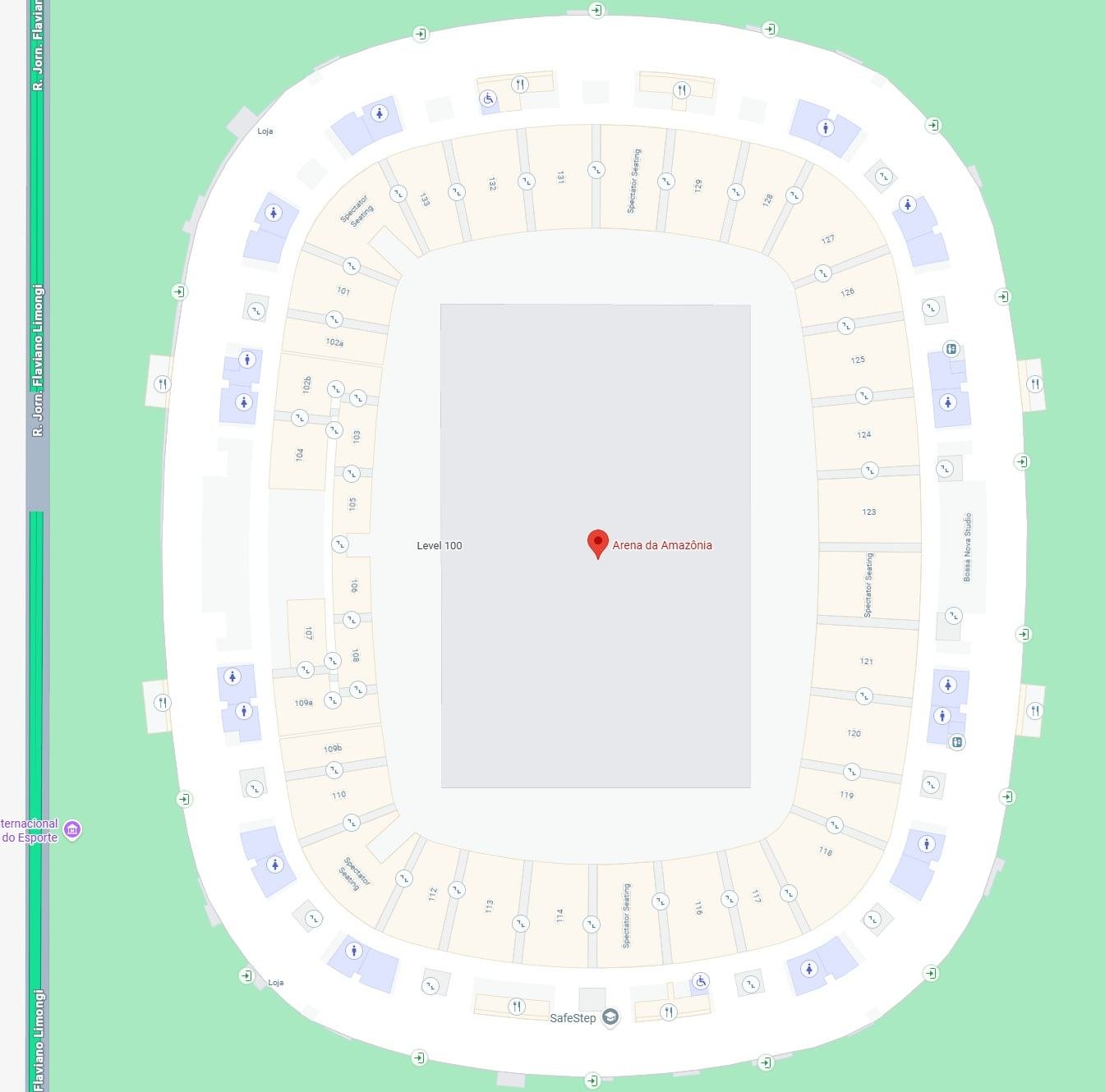 Amazon Arena Seat Map