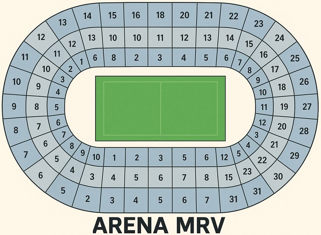 Arena MRV Seating Plan
