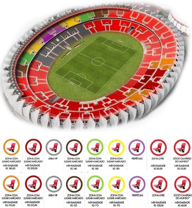 Beira Rio Seating Arrangement Chart
