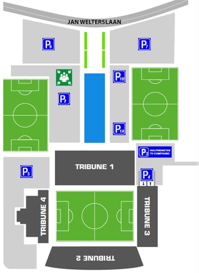Bosuil Stadium Layout and Parking
