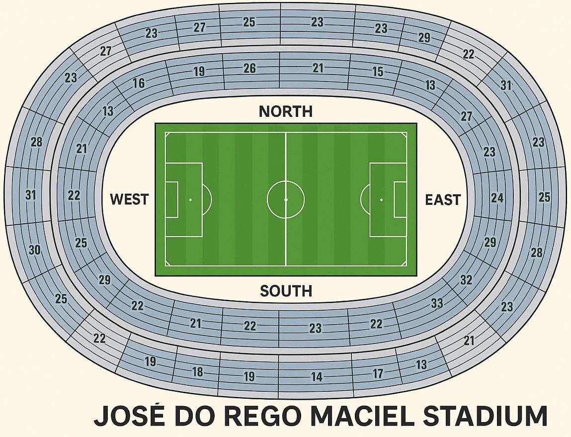 José do Rego Maciel Stadium Map