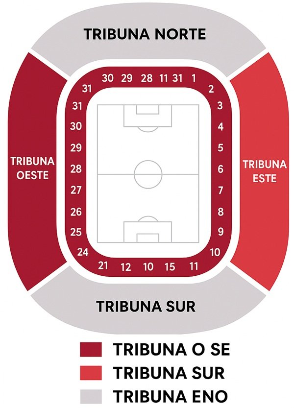 José Fierro Monumental Stadium Seating Plan