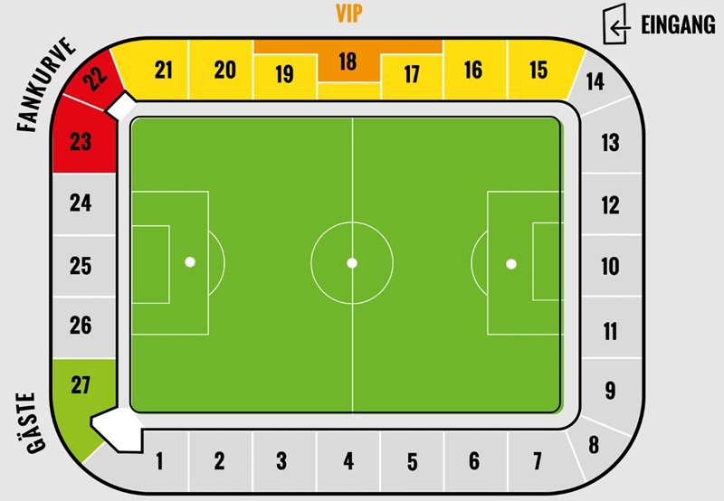 Merkur Arena Graz Map