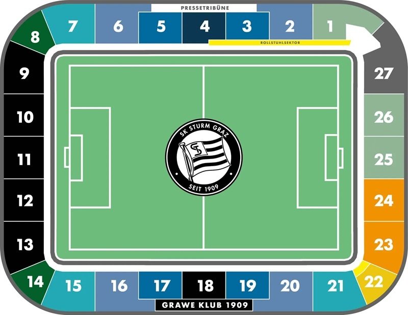 Merkur Arena Graz Seat Map