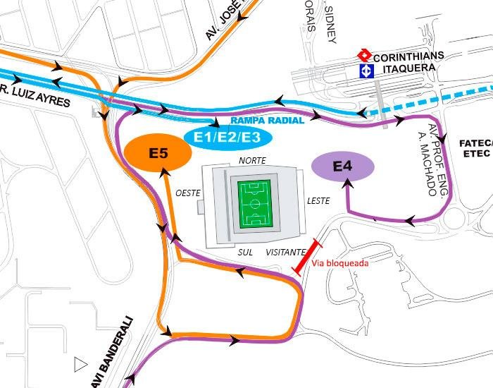 Neo Química Arena Layout