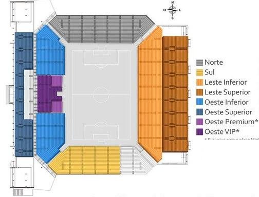 Neo Química Arena Map