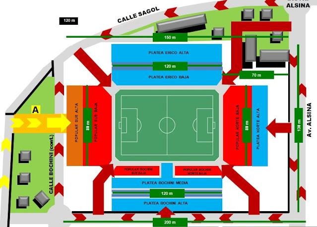 Libertadores de América Ricardo Enrique Bochini Stadium Plan