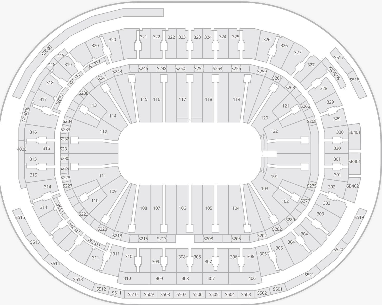 Rogers Arena Seating Plan Lacrosse