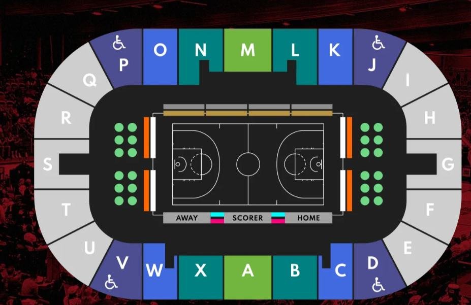Scotiabank Saddledome Seating Chart for Basketball