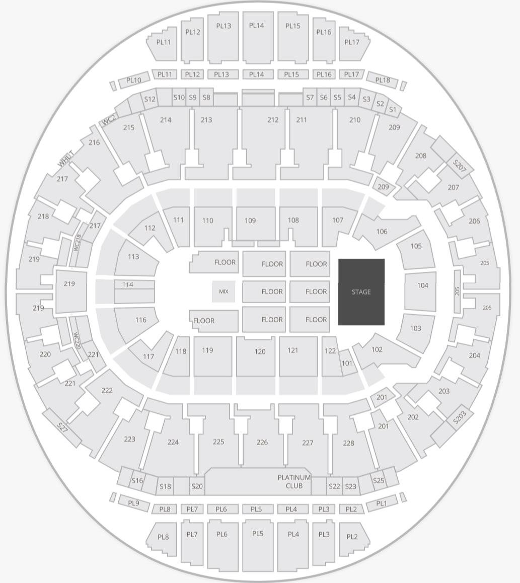 Scotiabank Saddledome Seating Chart for Concerts
