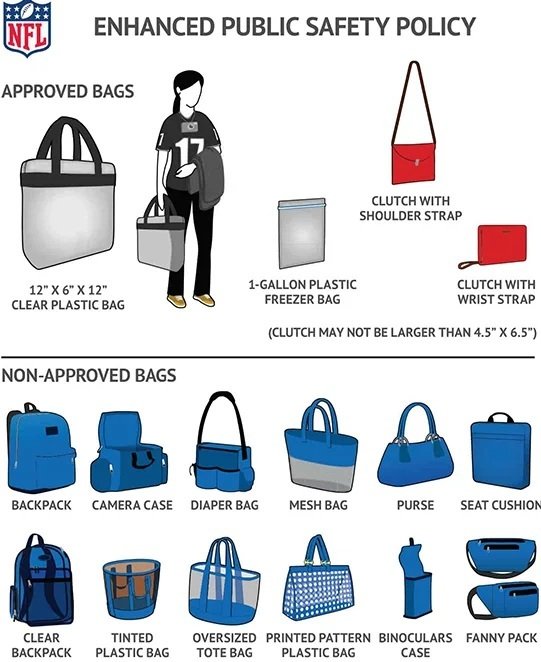 Caesars Superdome Bag Policy and Prohibited Items
