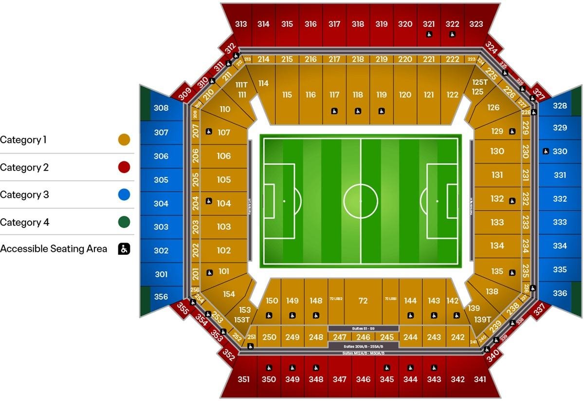 Miami Stadium World Cup Seating Chart