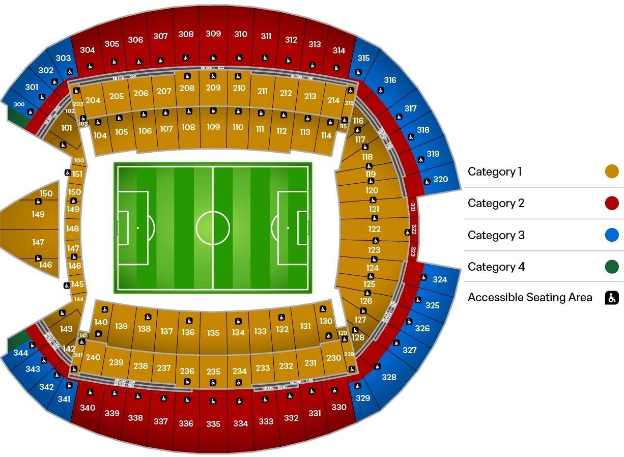 Seattle Stadium World Cup 2026 Seating Chart