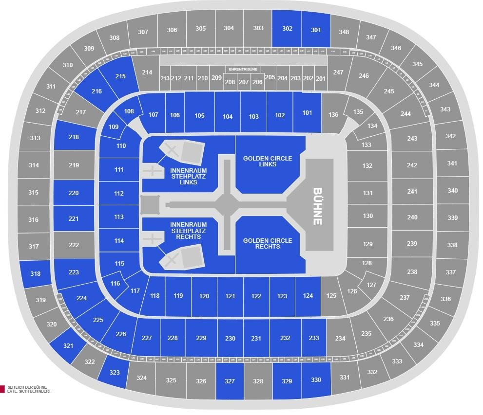 Allianz Arena Concerts Seating Plan