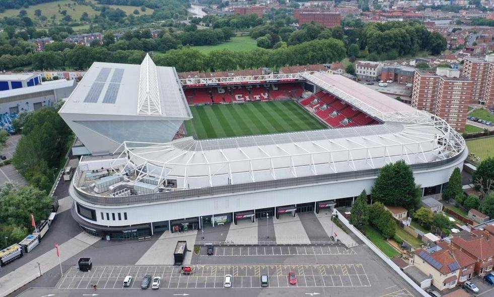 Ashton Gate Parking outside the Stadium