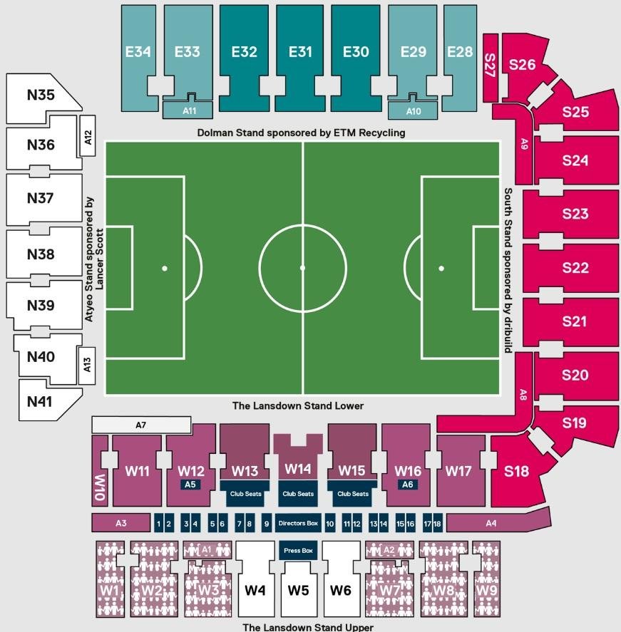Ashton Gate Seating Plan to Choose Best Seats