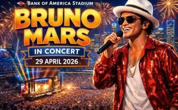 Bank of America Stadium Bruno Mars Concert 29 April 2026
