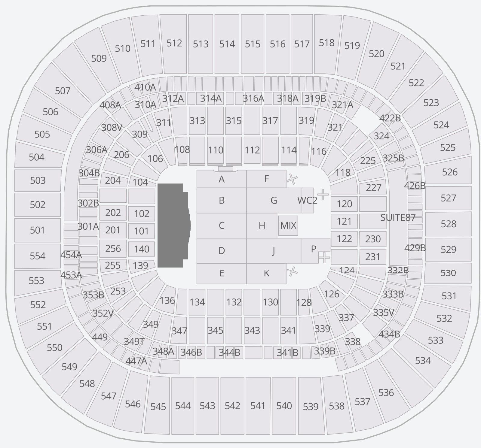 Bank of America Stadium Bruno Mars Seating Chart