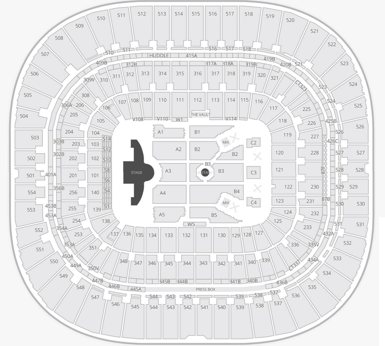 Bank of America Seating Chart Ed Sheeran