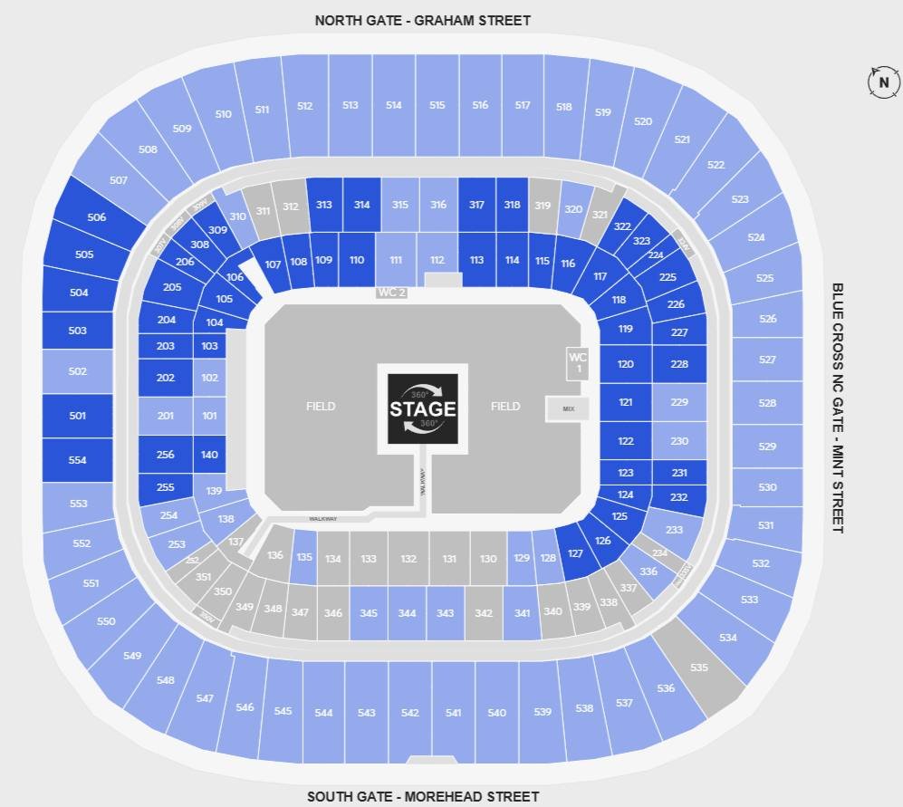 Bank of America Seating Chart Zack Bryan