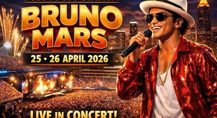 Bobby Dodd Stadium Bruno Mars Concert in Atlanta