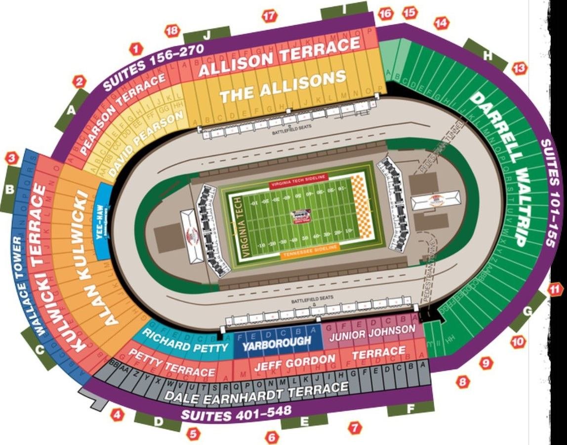 Bristol Motor Speedway Best Seats