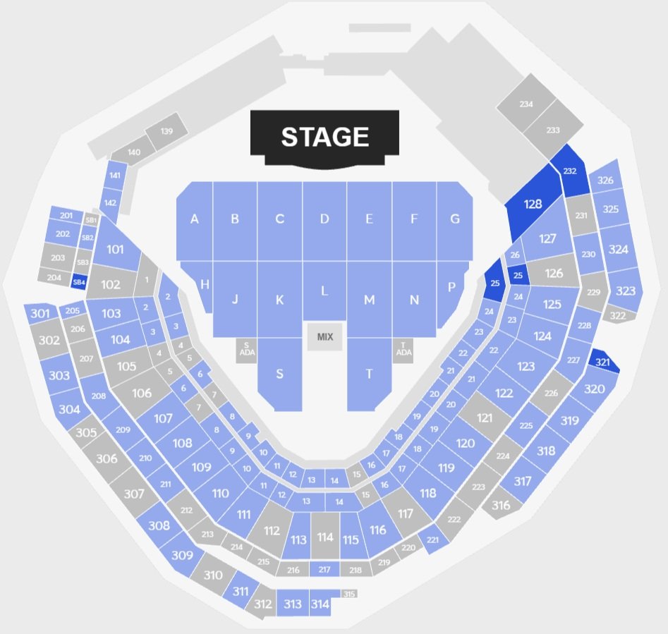 Globe Life Field Bruno Mars Concert Best Seats 18 and 19 April 2026
