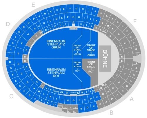 Ernst-Happel-Stadion Concert Seating Plan End Stage