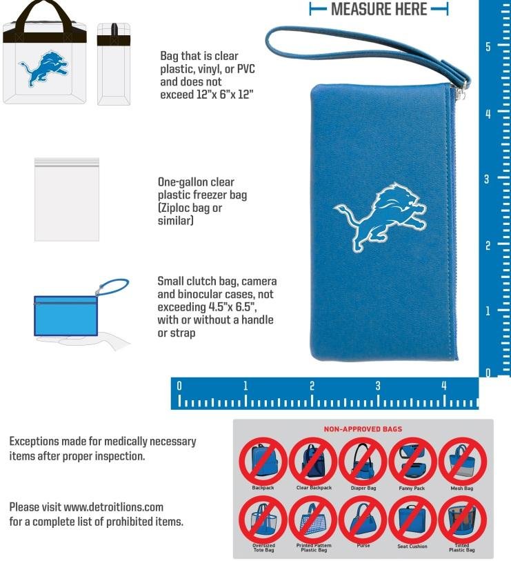 Ford Field Bag Policy
