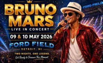 Ford Field Bruno Mars Concert