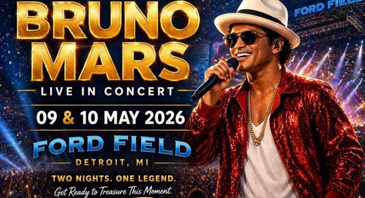 Ford Field Bruno Mars Concert