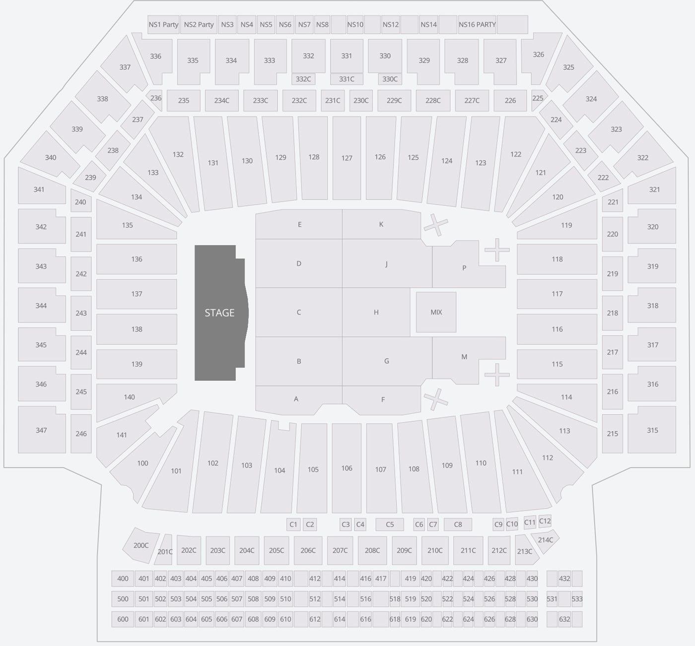 Ford Field Bruno Mars Seat Map